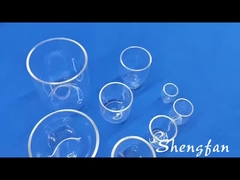 বিভিন্ন অ্যাপ্লিকেশনের জন্য ফিউজড সিলিকা ক্রুসিবল প্রিমিয়াম কোয়ার্টজ প্লেট