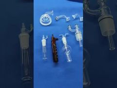 কারখানার কাস্টম উচ্চ তাপমাত্রা প্রতিরোধী স্বচ্ছ কোয়ার্টজ স্পিরাল পাইপ