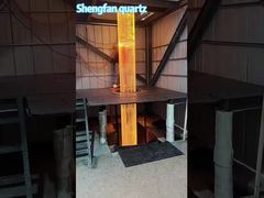 উচ্চ মানের বড় কোয়ার্টজ গ্লাস টিউব