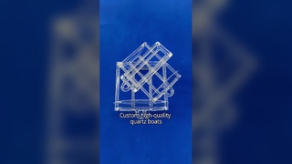 কাস্টম কোয়ার্টজ গ্লাস নৌকা উচ্চ টেম্প প্রতিরোধী