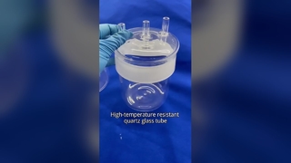 কাস্টম উচ্চ টেম্প কোয়ার্টজ গ্লাস টিউব